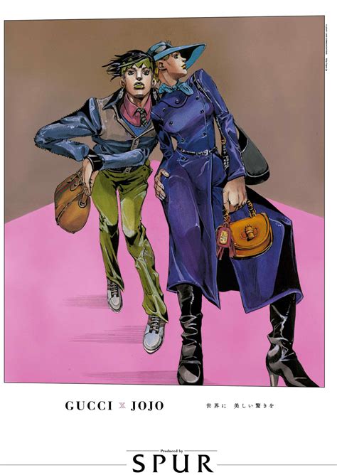 gucci x jojo clothing|jojo bizarre adventure gucci.